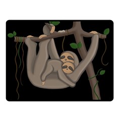 Cute Sloth Fleece Blanket (small)