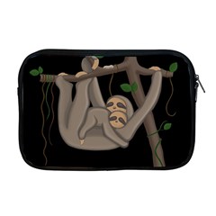 Cute Sloth Apple Macbook Pro 17  Zipper Case by Valentinaart