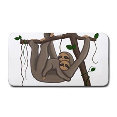 Cute Sloth Medium Bar Mats by Valentinaart