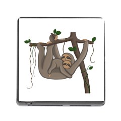 Cute Sloth Memory Card Reader (square)