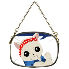 Feminist Cat Chain Purses (one Side)  by Valentinaart