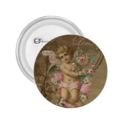 Cupid - Vintage 2 25  Buttons by Valentinaart