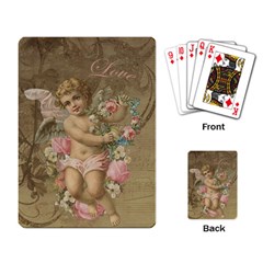 Cupid - Vintage Playing Card by Valentinaart