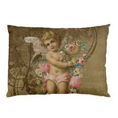 Cupid - Vintage Pillow Case by Valentinaart