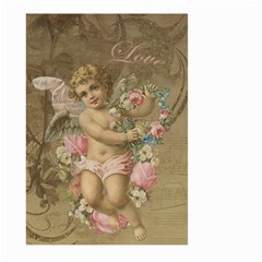 Cupid - Vintage Large Garden Flag (two Sides) by Valentinaart