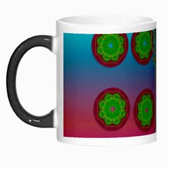 Meditative Abstract Temple Of Love And Meditation Morph Mugs by pepitasart