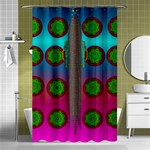 Meditative Abstract Temple Of Love And Meditation Shower Curtain 48  x 72  (Small)  Curtain(48  X 72 ) - 42.18 x64.8  Curtain(48  X 72 )