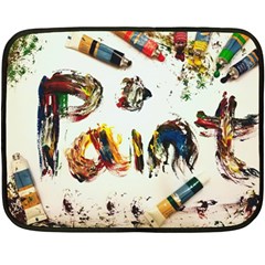 Paint Double Sided Fleece Blanket (mini) 