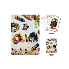 Paint Playing Cards (mini)  by julissadesigns