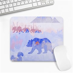 My Tribe,modern Art Large Mousepads by NouveauDesign