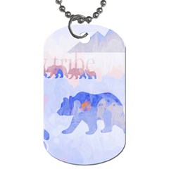 My Tribe,modern Art Dog Tag (two Sides) by NouveauDesign