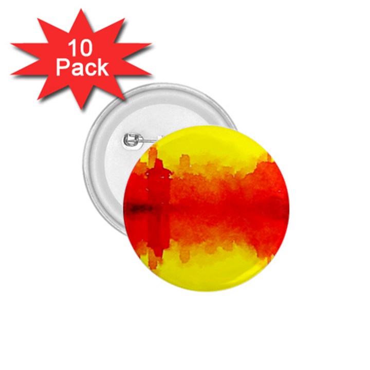 sun rise,city,modern art 1.75  Buttons (10 pack)