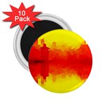 sun rise,city,modern art 2.25  Magnets (10 pack)  Front