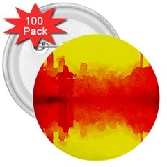 Sun Rise,city,modern Art 3  Buttons (100 Pack)  by NouveauDesign