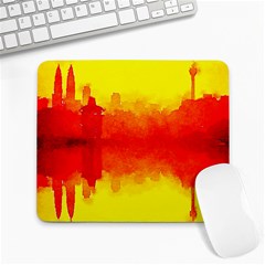 Sun Rise,city,modern Art Large Mousepads by NouveauDesign