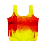 sun rise,city,modern art Full Print Recycle Bags (M)  Back