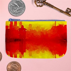 Sun Rise,city,modern Art Large Coin Purse by NouveauDesign