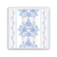 Beautiful,pale Blue,floral,shabby Chic,pattern Memory Card Reader (square)  by NouveauDesign