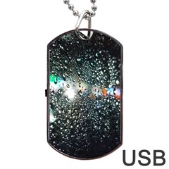 A Night Of Rain Dog Tag Usb Flash (one Side)