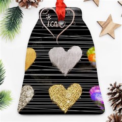 Modern Heart Pattern Ornament (bell)