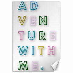 Adventure With Me Canvas 24  X 36  by NouveauDesign