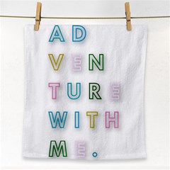 Adventure With Me Face Towel by NouveauDesign