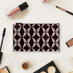 Crimson Print Cosmetic Bag (small) 