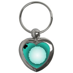 Circle Therapy Print Key Chains (heart) 