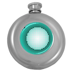 Circle Therapy Print Round Hip Flask (5 Oz)