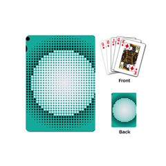 Circle Therapy Print Playing Cards (mini)  by julissadesigns