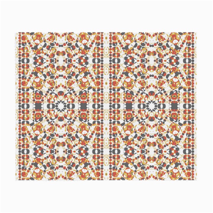 Multicolored Geometric Pattern  Small Glasses Cloth (2-Side)