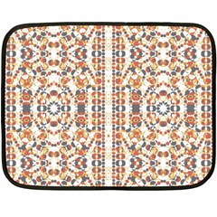 Multicolored Geometric Pattern  Fleece Blanket (mini) by dflcprints