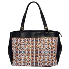 Multicolored Geometric Pattern  Office Handbags by dflcprints