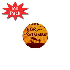 Ready For Summer 1  Mini Buttons (100 Pack) 