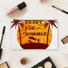 Ready For Summer Cosmetic Bag (medium)  by Melcu