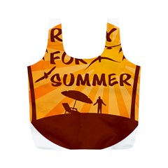 Ready For Summer Full Print Recycle Bags (m) 