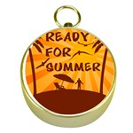 Ready For Summer Gold Compasses Front