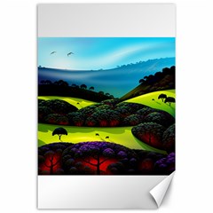 Morning Mist Canvas 24  X 36  by ValleyDreams