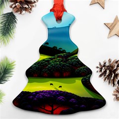 Morning Mist Ornament (christmas Tree) 