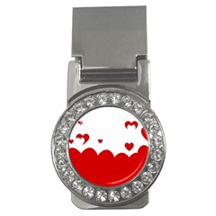 Heart Shape Background Love Money Clips (cz)  by Nexatart