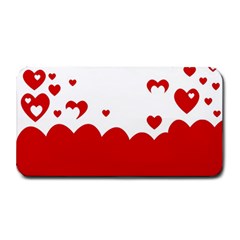 Heart Shape Background Love Medium Bar Mats by Nexatart