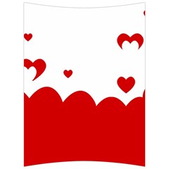 Heart Shape Background Love Back Support Cushion