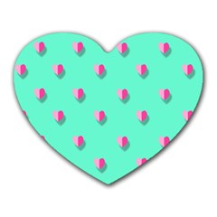 Love Heart Set Seamless Pattern Heart Mousepads by Nexatart