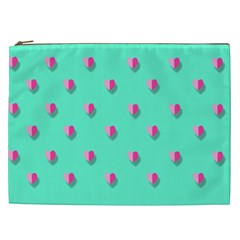 Love Heart Set Seamless Pattern Cosmetic Bag (xxl)  by Nexatart