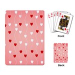 Heart Shape Background Love Playing Card Back