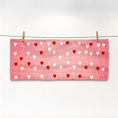 Heart Shape Background Love Cosmetic Storage Cases by Nexatart