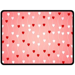 Heart Shape Background Love Fleece Blanket (large)  by Nexatart