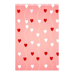 Heart Shape Background Love Shower Curtain 48  X 72  (small)  by Nexatart