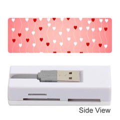 Heart Shape Background Love Memory Card Reader (stick)  by Nexatart