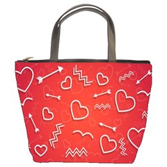 Background Valentine S Day Love Bucket Bags by Nexatart